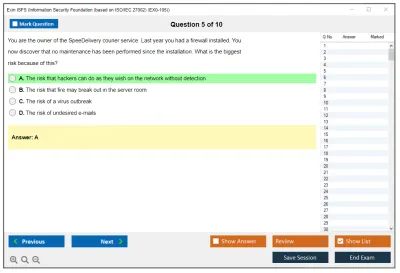 Exin ISFS Information Security Foundation (based on ISO/IEC 27002) (EX0-105) Practice test exam simulator test engine exam Prep practice test questions answers Image 5
