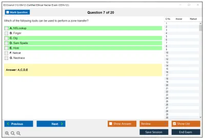 ECCouncil 312-50v12 Certified Ethical Hacker Exam (CEHv12) Practice test exam simulator test engine exam Prep practice test questions answers Image 7