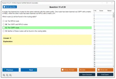 Huawei H12-211 HCNA (Huawei Certified Network Associate) Practice test exam simulator test engine exam Prep practice test questions answers Image 15