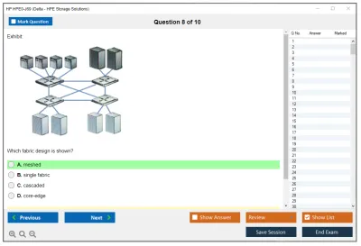 HP HPE0-J69 Delta - HPE Storage Solutions Practice test exam simulator test engine exam Prep practice test questions answers Image 8