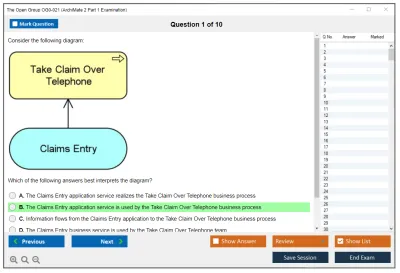 The Open Group OG0-021 ArchiMate 2 Part 1 Examination Practice test exam simulator test engine exam Prep practice test questions answers Image 1