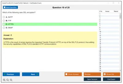 CompTIA JK0-019 CompTIA E2C Network + Certification Exam Practice test exam simulator test engine exam Prep practice test questions answers Image 18