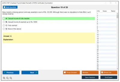 AAFM CTEP Chartered Trust & Estate Planner® (CTEP®) Certification Examination Practice test exam simulator test engine exam Prep practice test questions answers Image 19