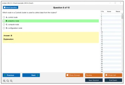 Juniper JN0-212 Cloud-Associate (JNCIA-Cloud) Practice test exam simulator test engine exam Prep practice test questions answers Image 8