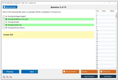 LPI 101-500 LPIC-1 Exam 101, Part 1 of 2, version 5.0 Practice test exam simulator test engine exam Prep practice test questions answers Image 2