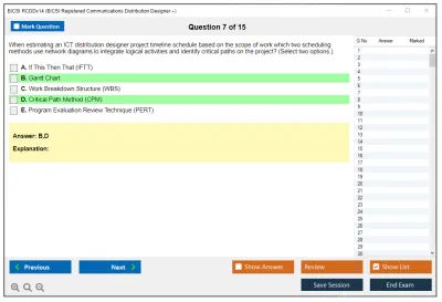 BICSI RCDDv14 BICSI Registered Communications Distribution Designer – RCDDv14 Practice test exam simulator test engine exam Prep practice test questions answers Image 7