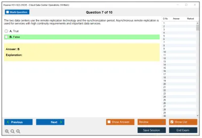 Huawei H31-523 HCIE - Cloud Data Center Operations (Written) Practice test exam simulator test engine exam Prep practice test questions answers Image 7