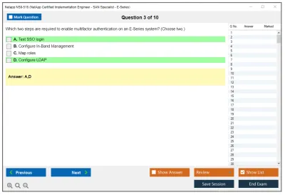 Netapp NS0-516 NetApp Certified Implementation Engineer - SAN Specialist - E-Series Practice test exam simulator test engine exam Prep practice test questions answers Image 3