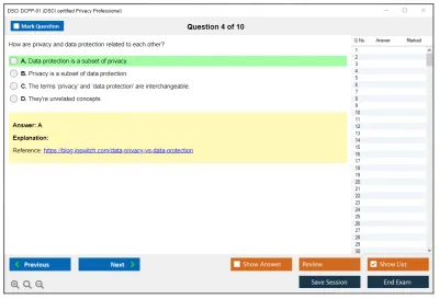 DSCI DCPP-01 DSCI certified Privacy Professional (DCPP) Practice test exam simulator test engine exam Prep practice test questions answers Image 4