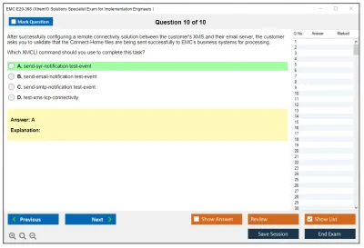 EMC E20-368 XtremIO Solutions Specialist Exam for Implementation Engineers Practice test exam simulator test engine exam Prep practice test questions answers Image 10