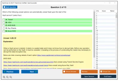 HashiCorp VA-002-P HashiCorp Certified: Vault Associate Practice test exam simulator test engine exam Prep practice test questions answers Image 2