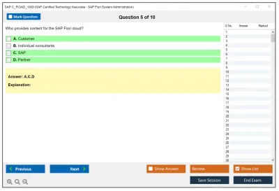 SAP C_FIOAD_1909 SAP Certified Technology Associate - SAP Fiori System Administration Practice test exam simulator test engine exam Prep practice test questions answers Image 5