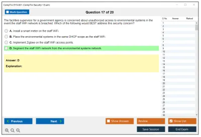 CompTIA SY0-601 CompTIA Security+ Exam 2023 Practice test exam simulator test engine exam Prep practice test questions answers Image 17