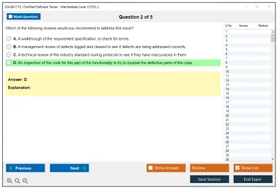 GAQM CTIL Certified Software Tester - Intermediate Level (CSTIL) Practice test exam simulator test engine exam Prep practice test questions answers Image 2