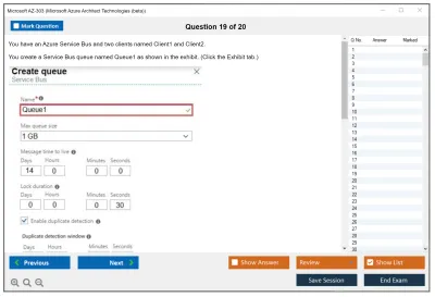 Microsoft AZ-303 Microsoft Azure Architect Technologies  Practice test exam simulator test engine exam Prep practice test questions answers Image 19