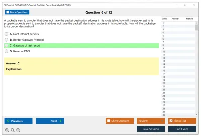 ECCouncil EC0-479 EC-Council Certified Security Analyst (ECSA) Practice test exam simulator test engine exam Prep practice test questions answers Image 6