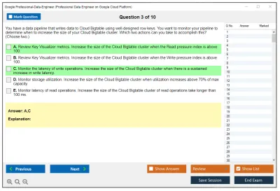 Google Professional-Data-Engineer Google Professional Data Engineer Exam Practice test exam simulator test engine exam Prep practice test questions answers Image 3