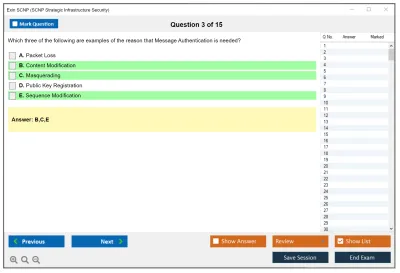 Exin SCNP SCNP Strategic Infrastructure Security Practice test exam simulator test engine exam Prep practice test questions answers Image 3