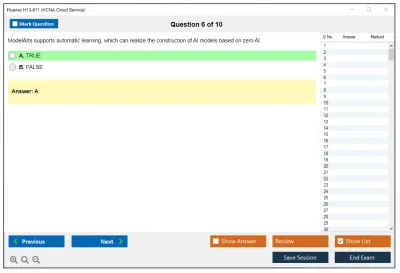 Huawei H13-811 HCNA Cloud Service Practice test exam simulator test engine exam Prep practice test questions answers Image 6