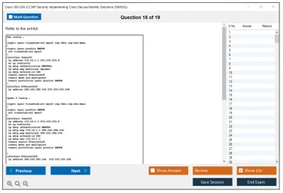 Cisco 300-209 CCNP Security Implementing Cisco Secure Mobility Solutions (SIMOS) Practice test exam simulator test engine exam Prep practice test questions answers Image 18