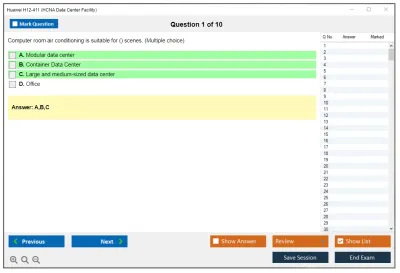 Huawei H12-411 HCNA Data Center Facility Practice test exam simulator test engine exam Prep practice test questions answers Image 1