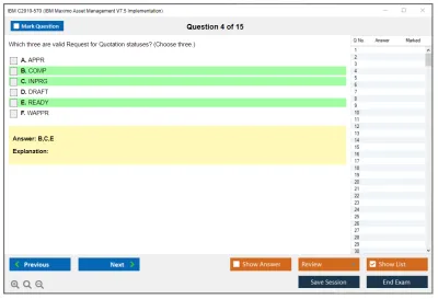 IBM C2010-570 IBM Maximo Asset Management V7.5 Implementation Practice test exam simulator test engine exam Prep practice test questions answers Image 4