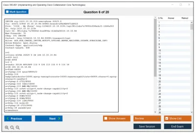 Cisco 350-801 Implementing Cisco Collaboration Core Technologies (350-801 CLCOR) Practice test exam simulator test engine exam Prep practice test questions answers Image 6