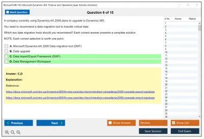 Microsoft MB-700 Microsoft Dynamics 365: Finance and Operations Apps Solution Architect Practice test exam simulator test engine exam Prep practice test questions answers Image 6