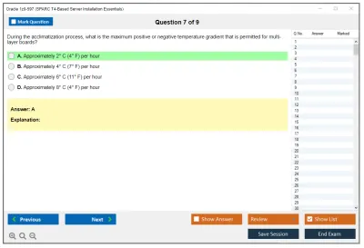 Oracle 1z0-597 SPARC T4-Based Server Installation Essentials Practice test exam simulator test engine exam Prep practice test questions answers Image 7