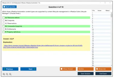 VMware 2V0-31.19 Professional VMware vRealize Automation 7.6 Practice test exam simulator test engine exam Prep practice test questions answers Image 4