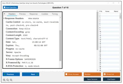 Cisco 350-201 Performing CyberOps Using Core Security Technologies (CBRCOR) Practice test exam simulator test engine exam Prep practice test questions answers Image 7