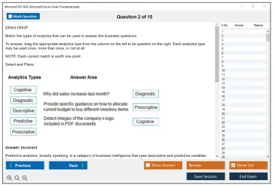 Microsoft DP-900 Microsoft Azure Data Fundamentals Practice test exam simulator test engine exam Prep practice test questions answers Image 2