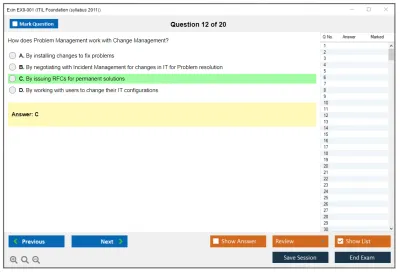 Exin EX0-001 ITIL Foundation (syllabus 2011) Practice test exam simulator test engine exam Prep practice test questions answers Image 12