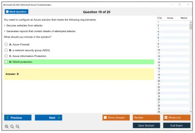 Microsoft AZ-900 Microsoft Azure Fundamentals Practice test exam simulator test engine exam Prep practice test questions answers Image 19