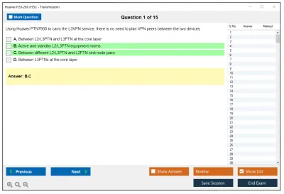 Huawei H35-260 HCSA-Field-Transmission & PTN V1.0 Practice test exam simulator test engine exam Prep practice test questions answers Image 1