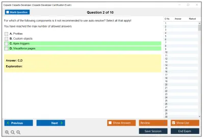 Copado Copado-Developer Copado Developer Certification Exam Practice test exam simulator test engine exam Prep practice test questions answers Image 2