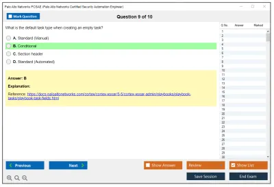 Palo Alto Networks PCSAE Palo Alto Networks Certified Security Automation Engineer Practice test exam simulator test engine exam Prep practice test questions answers Image 9
