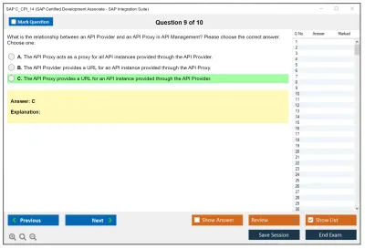 SAP C_CPI_14 SAP Certified Development Associate - SAP Integration Suite Practice test exam simulator test engine exam Prep practice test questions answers Image 9