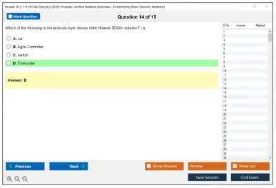 Huawei H12-711 HCNA-Security-CBSN (Huawei Certified Network Associate - Constructing Basic Security Network) Practice test exam simulator test engine exam Prep practice test questions answers Image 14
