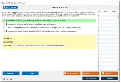 CompTIA PT1-002 CompTIA PenTest+ Practice test exam simulator test engine exam Prep practice test questions answers Image 8