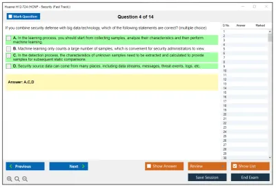 Huawei H12-724 HCIP-Security (Fast track) V1.0 Practice test exam simulator test engine exam Prep practice test questions answers Image 4