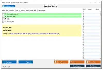 Juniper JN0-251 Mist AI - Associate (JNCIA-MistAI) Practice test exam simulator test engine exam Prep practice test questions answers Image 4