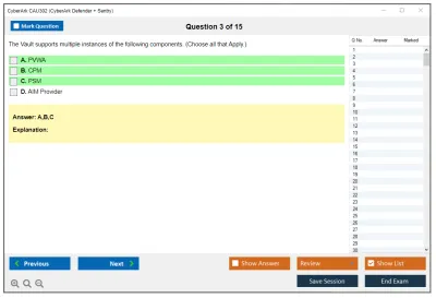 CyberArk CAU302 CyberArk Defender + Sentry Practice test exam simulator test engine exam Prep practice test questions answers Image 3
