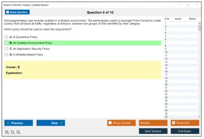 Nutanix NCM-MCI Nutanix Certified Master Practice test exam simulator test engine exam Prep practice test questions answers Image 9