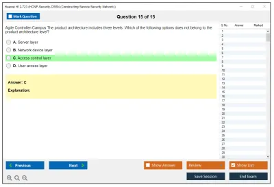Huawei H12-723 Huawei Certified ICT Professional - Constructing Terminal Security System Practice test exam simulator test engine exam Prep practice test questions answers Image 15