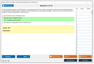Nutanix NCSE-Core Nutanix Certified Systems Engineer-Core (NCSE-Core) Practice test exam simulator test engine exam Prep practice test questions answers Image 3
