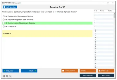 BCS PRF PRINCE2 Foundation Practice test exam simulator test engine exam Prep practice test questions answers Image 6