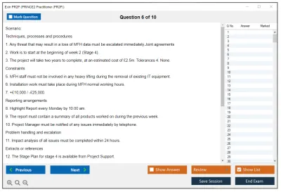 Exin PR2P PRINCE2 Practitioner (PR2P) Practice test exam simulator test engine exam Prep practice test questions answers Image 6