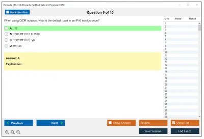 Brocade 150-130 Brocade Certified Network Engineer 2012 Practice test exam simulator test engine exam Prep practice test questions answers Image 6