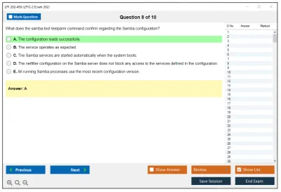 LPI 202-450 LPIC-2 - Exam 202 (part 2 of 2), version 4.5 Practice test exam simulator test engine exam Prep practice test questions answers Image 8